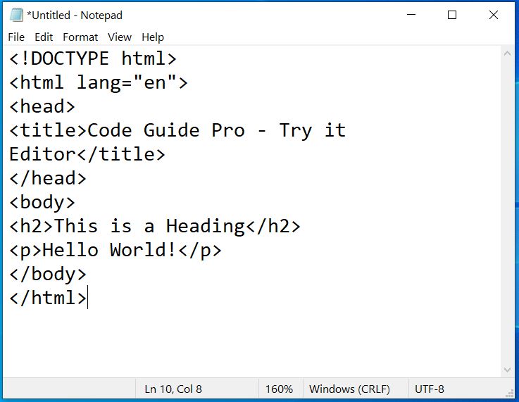 HTML Text Editors 1